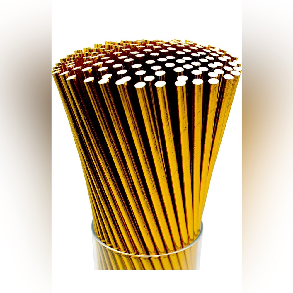 150 Pack Biodegradable Paper Straws Drinking, Decor, Party’s, Kitchen